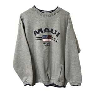Gray Maui USA Men's Sweater
